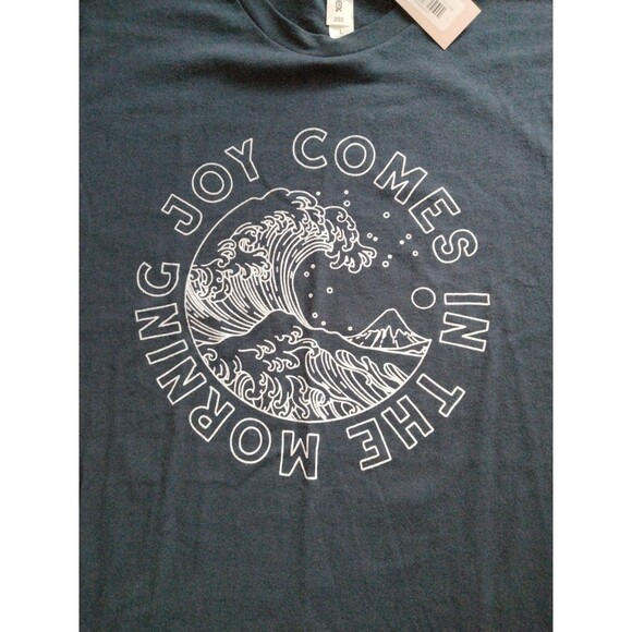 New with Tags Adult tee-shirt graphic-T LARGE * JOY - Picture 2 of 3